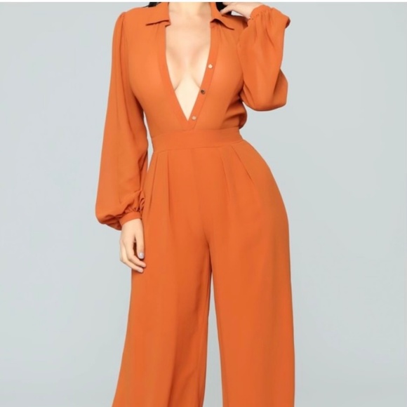 Fashion Nova Pants - Long Sleeve Jumpsuit